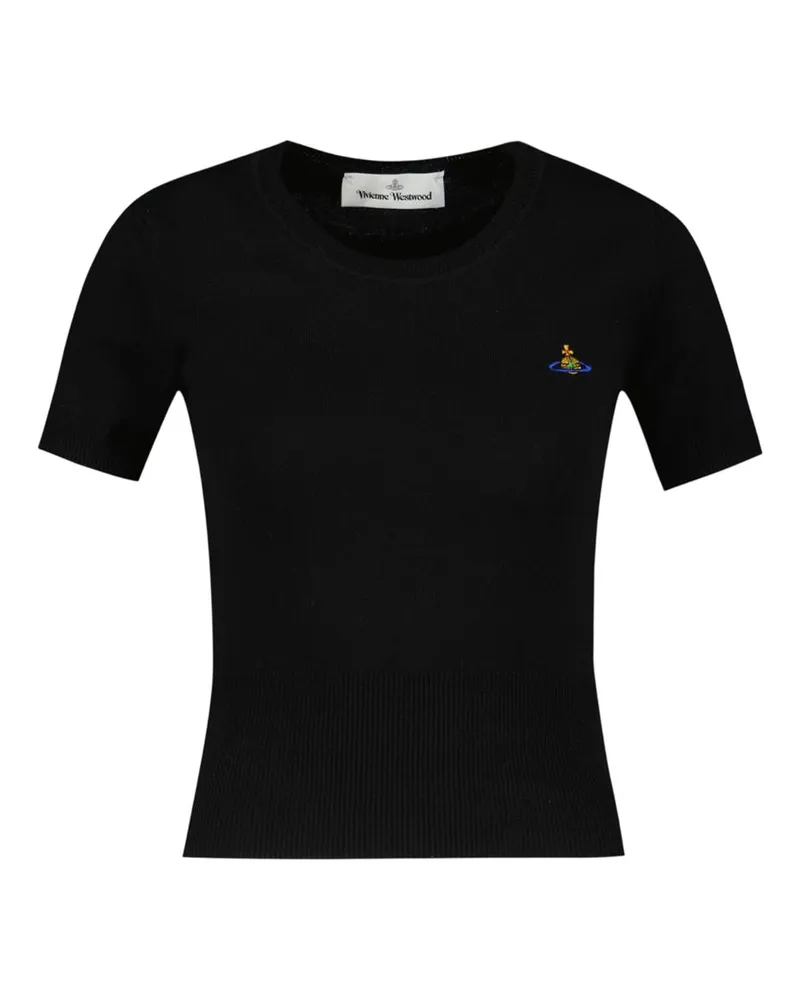 Vivienne Westwood Women Bea T-Shirt -  Cotton Black Ready-To-Wear T-Shirts Black