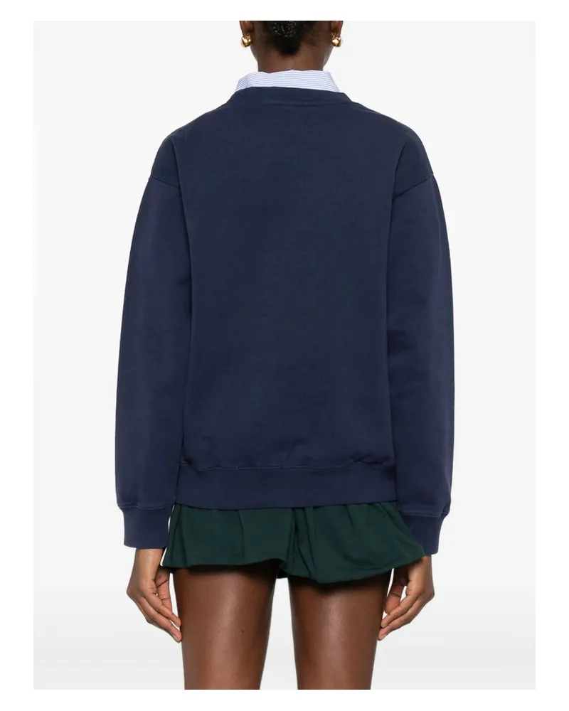 SPORTY & RICH Dknav Sweatshirt — Navy Navy