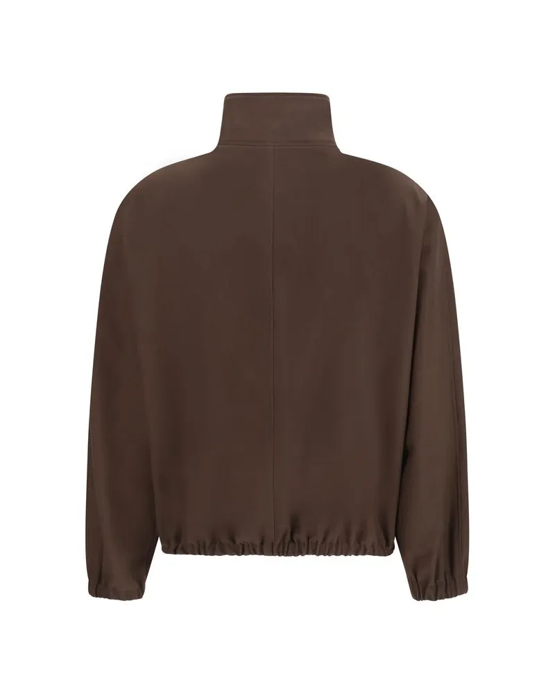Courrèges Women's Brown Polyester Bomber Clothing Brown