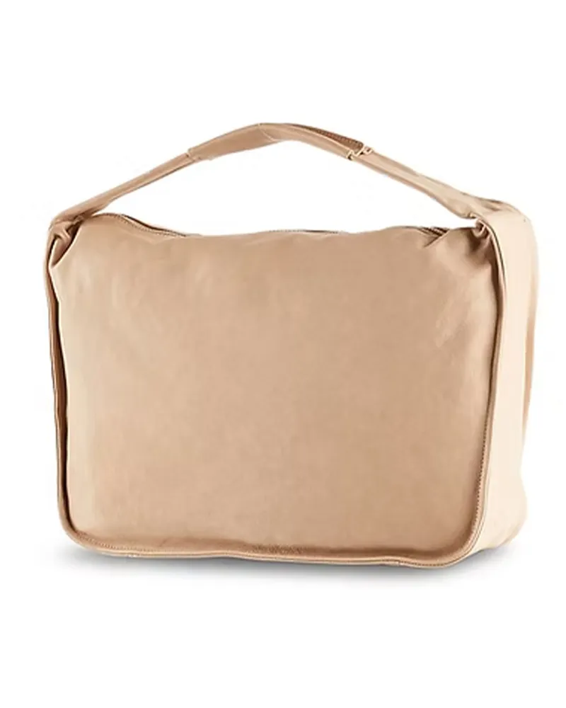 Patrizia Pepe Women's Shoulder Bag Warm Skin Calf Leather Beige