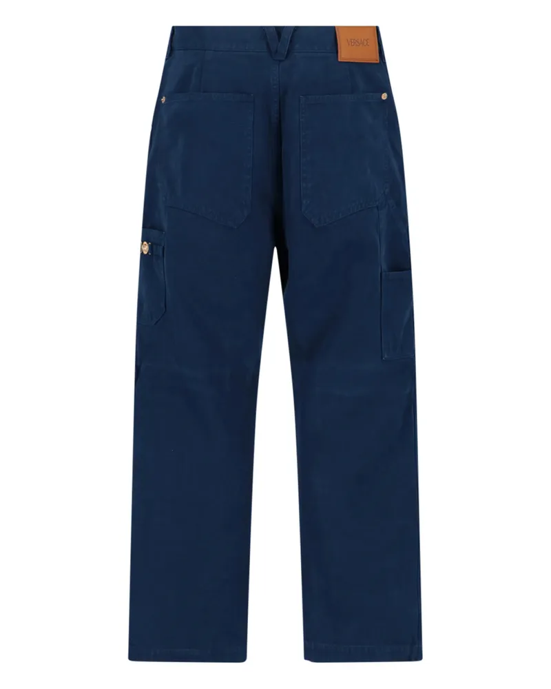 Versace Men's Jeans Blue Outer: Cotton Navy