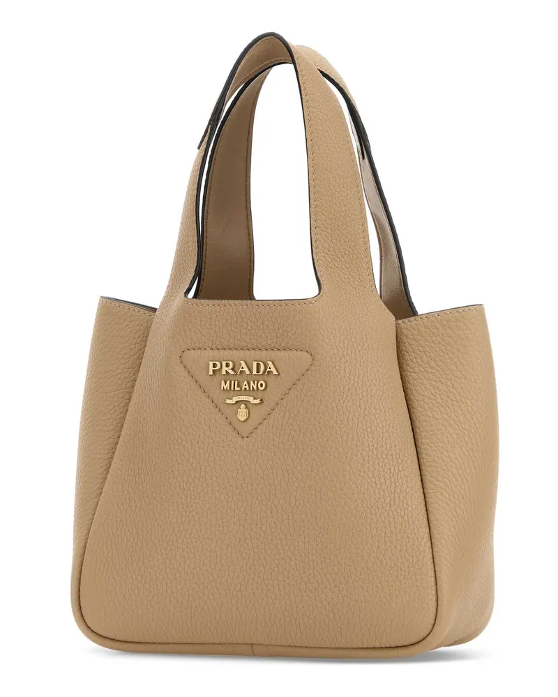 Prada Women's Beige Leather Handbag Sabbia 1 N Borse A Mano Bag Beige