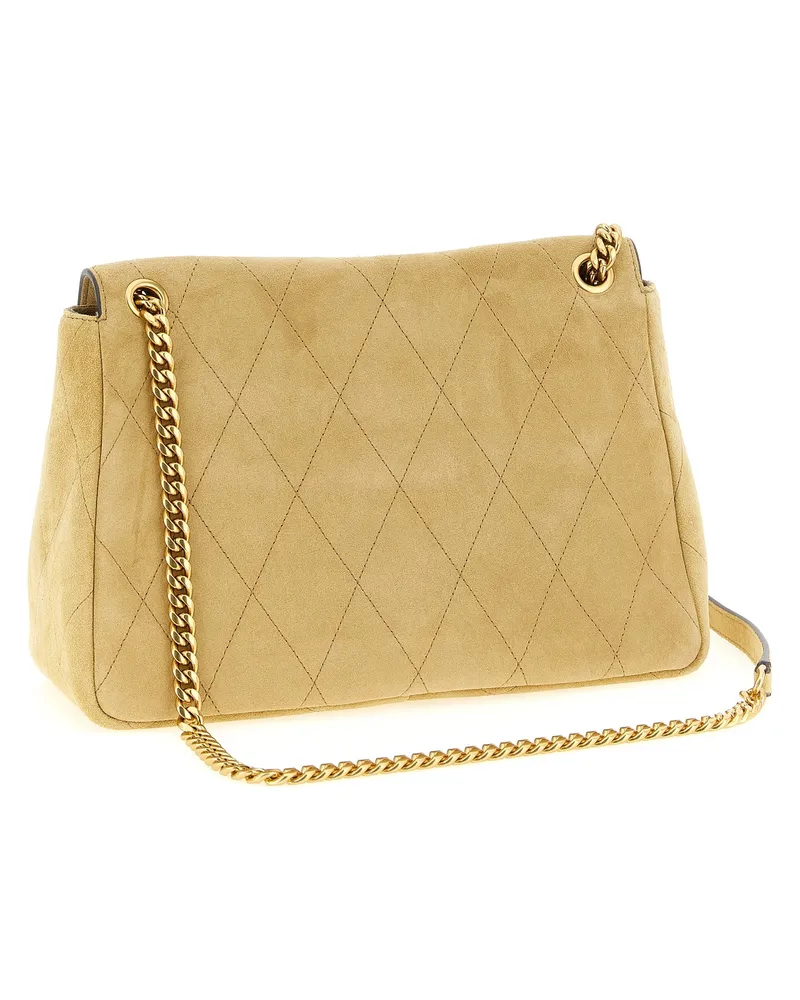 Tory Burch Women's Beige Calfskin Shoulder Bag Beige