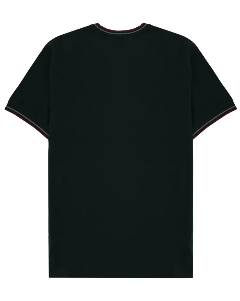 Fred Perry Logo Cotton T-Shirt — Green Green