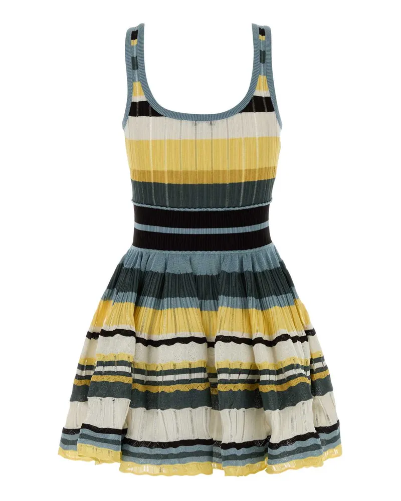 Alaïa Dress Mini Dress — Multicolor Multicolor