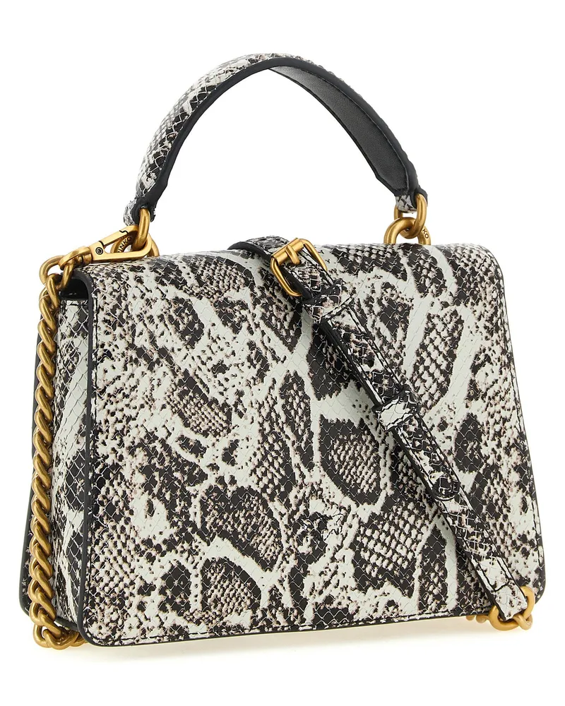 Pinko Love Top Handle Bag — White White