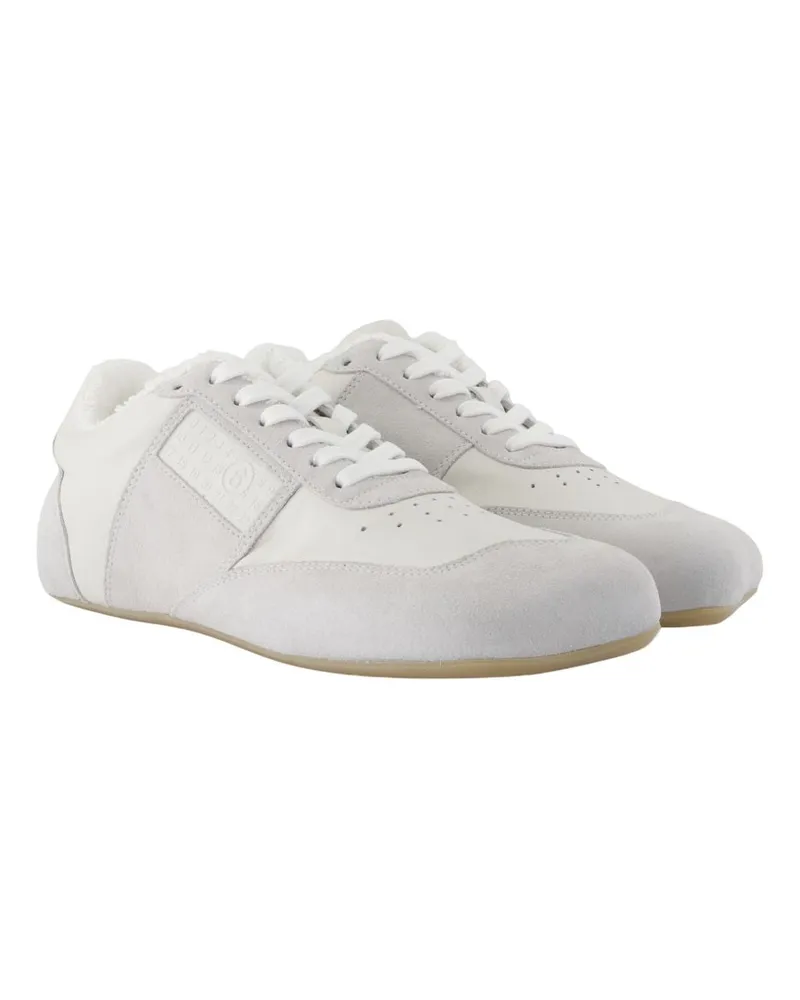 Maison Margiela Men's Calfskin Sneaker White White