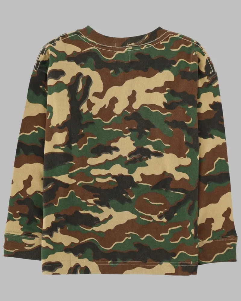 BAPE One Point Camouflage Sweatshirt — Green Green