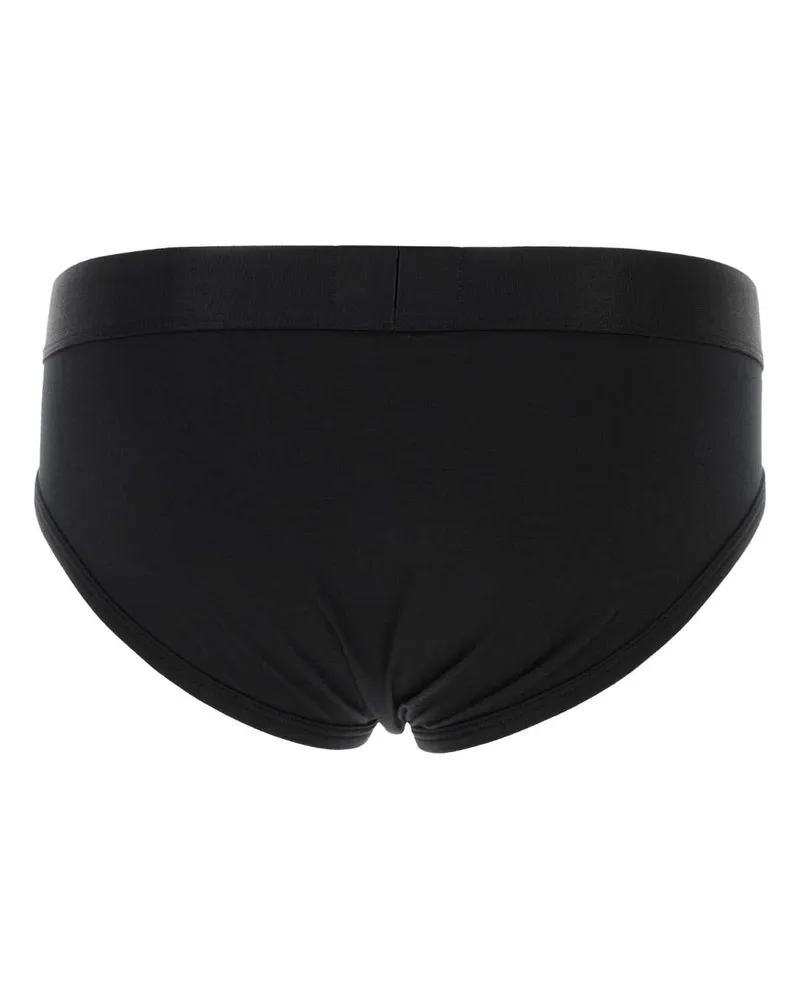 Emporio Armani Men's Stretch Cotton Brief Black Elastane T-shirts Black