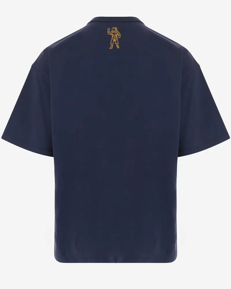 Billionaire Boys Club Men's Cotton T-Shirt With Front Embroidery Navy T-Shirts And Polos Navy
