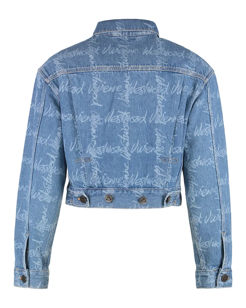 Vivienne Westwood Women's Marlene Denim Jacket Cotton Blue