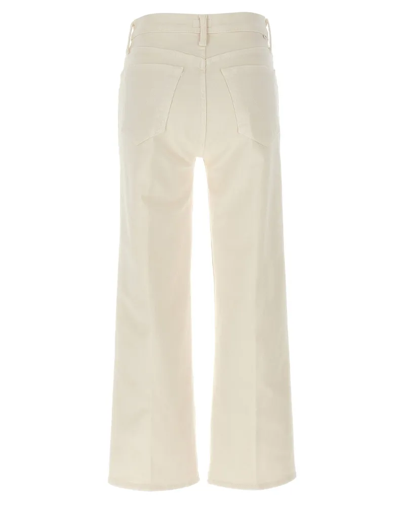 Mother Rambler Jeans — Cream Cream