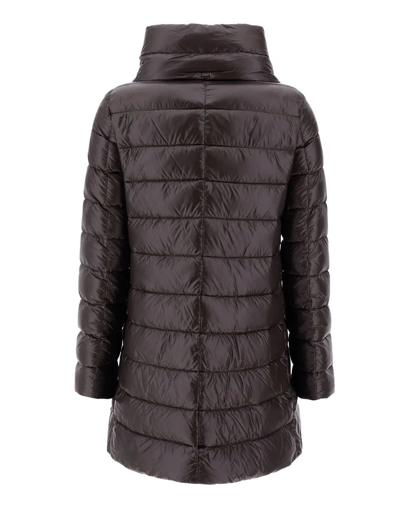 Herno Women's Puffer Jacket Amelia Dark Brown Brown