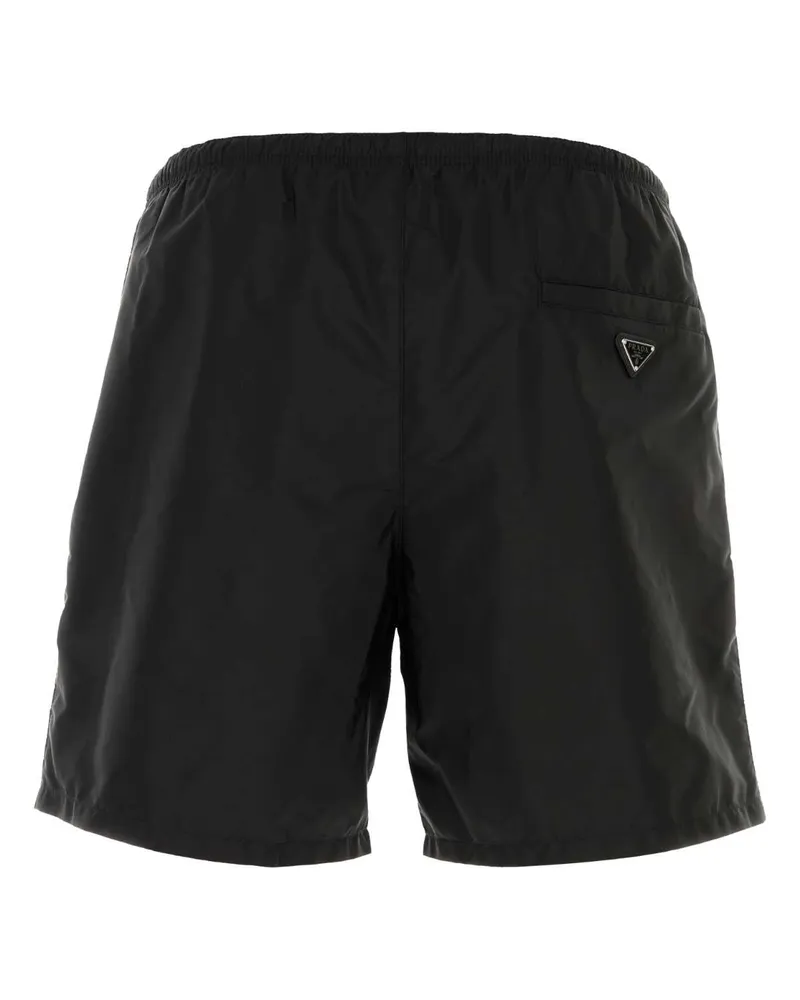 Prada Men's Black Re-Nylon Swimming Shorts Nero Costumi Da Bagno Swimwear Black