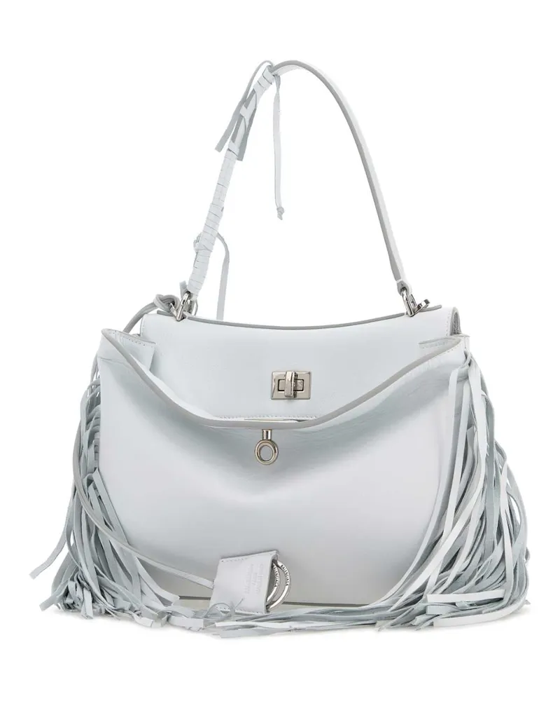 Balenciaga Women's Chalk Leather Small Rodeo Handbag White T Domesticated Calf Le Borse A Mano Bag White
