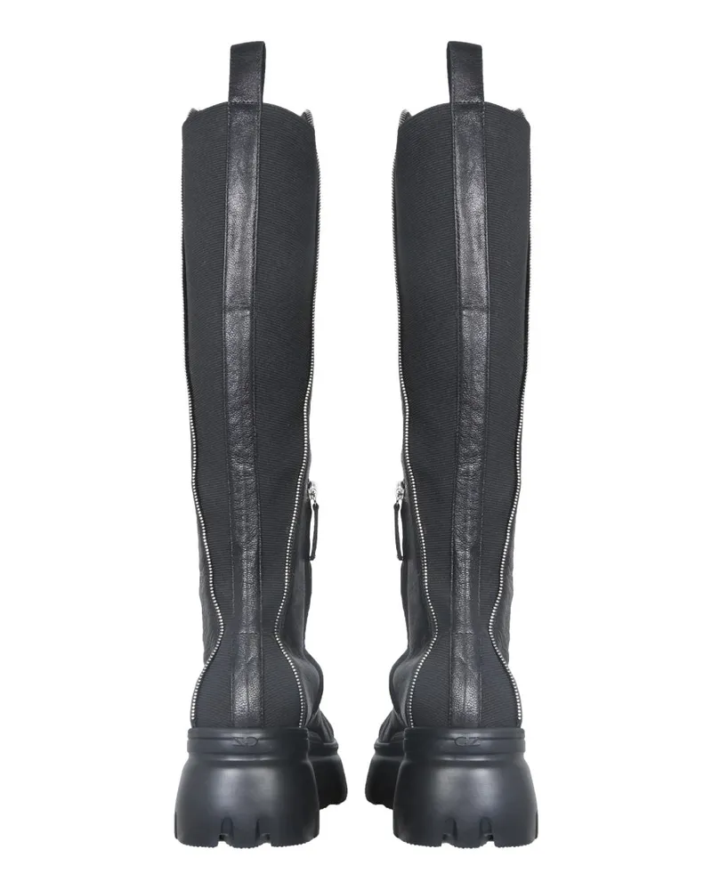 Giuseppe Zanotti Zip Apocalypse Boots — Black Black