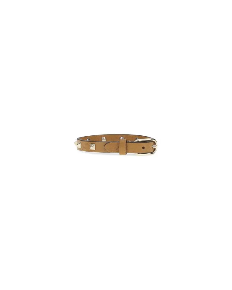 Valentino Garavani Rockstud Bracelet — Brown Brown