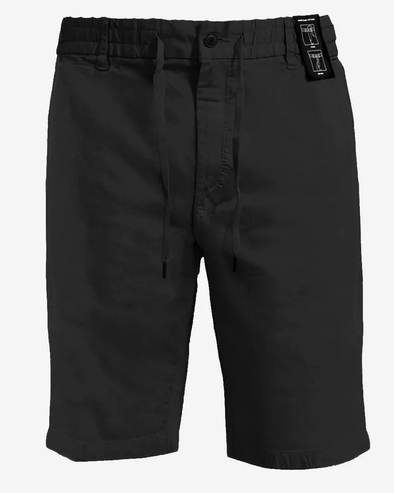 HUGO BOSS Men's Pants Stretch Cotton Black Short Black