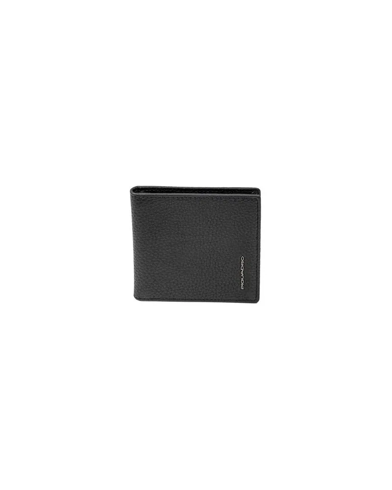 Piquadro Men's Black Leather Bags Wallet Black