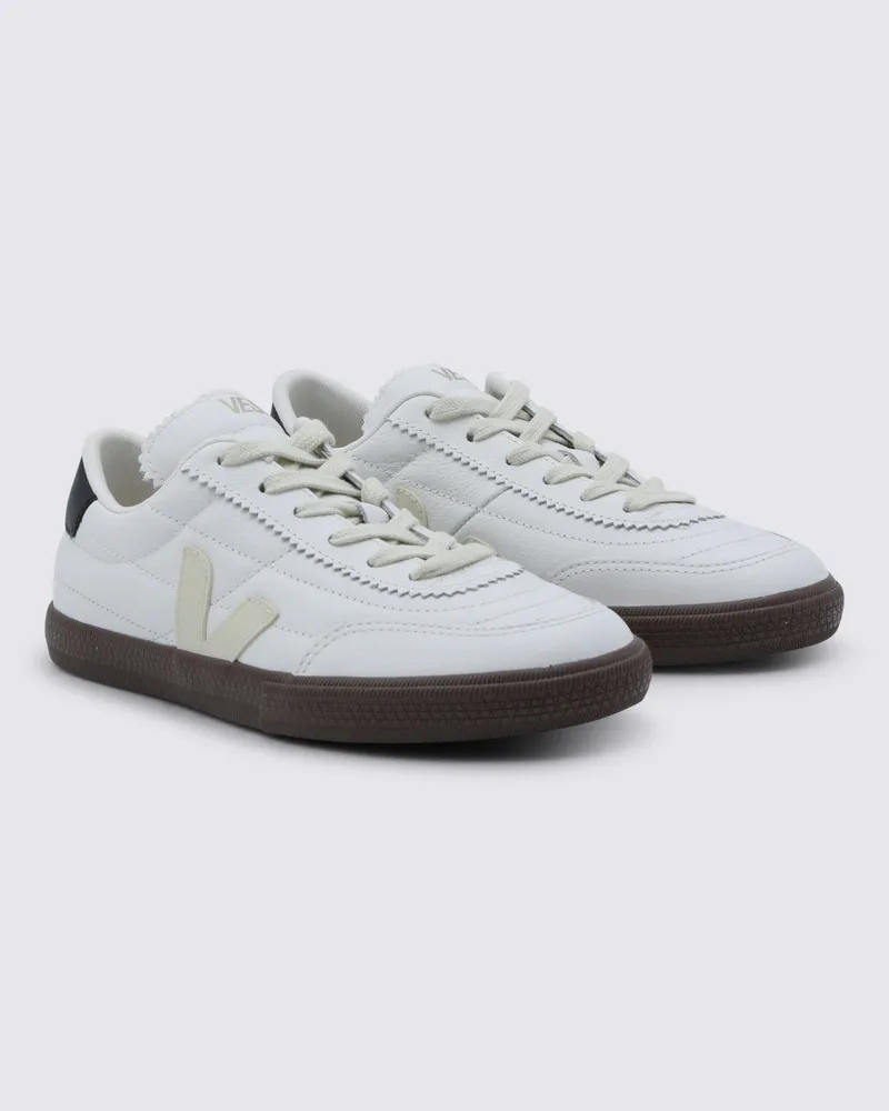 VEJA Women's Sneakers White_black_bark _cover Tex-Le - Sole El Tex/le White