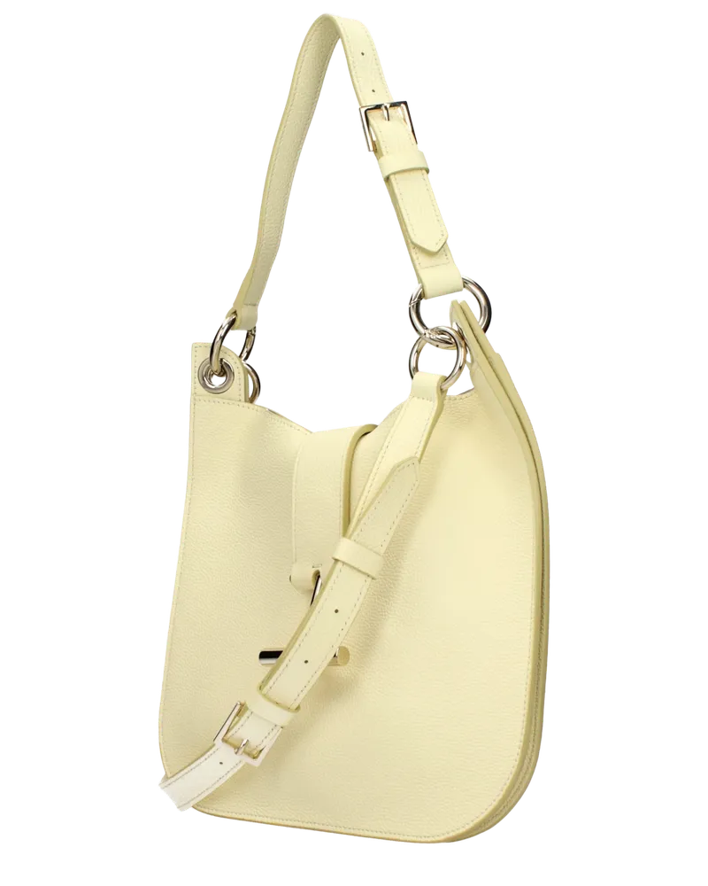 Tom Ford Leather Shoulder Bag — Yellow Yellow