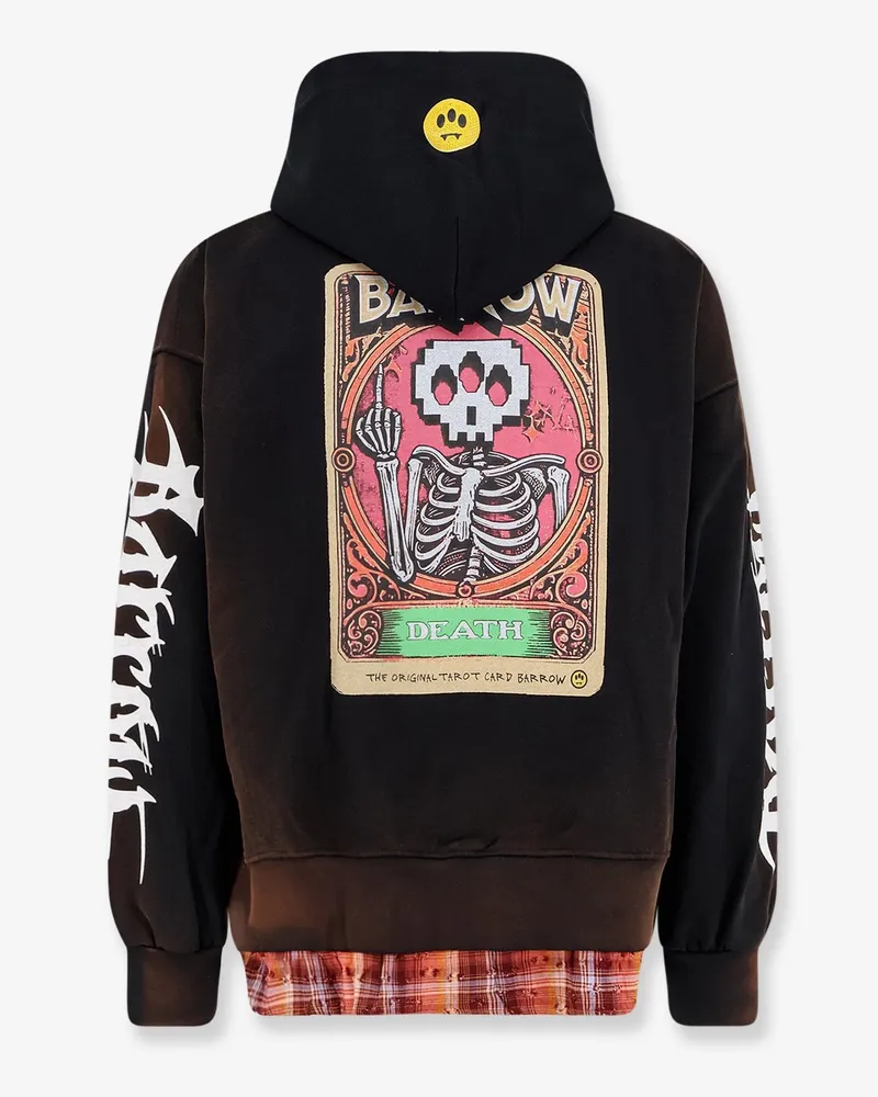 BARROW Men's Hooded Cotton Sweatshirt Black Sweatshirts Sweater Black