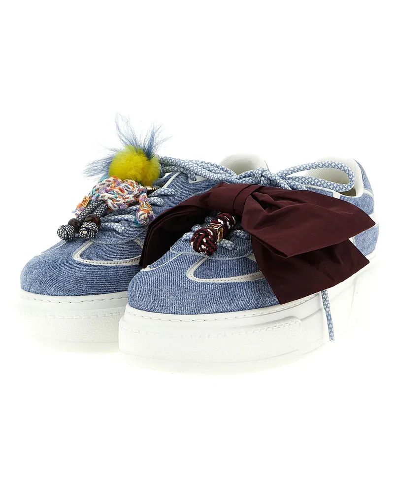 Fendi Match Sneaker — Blue Blue