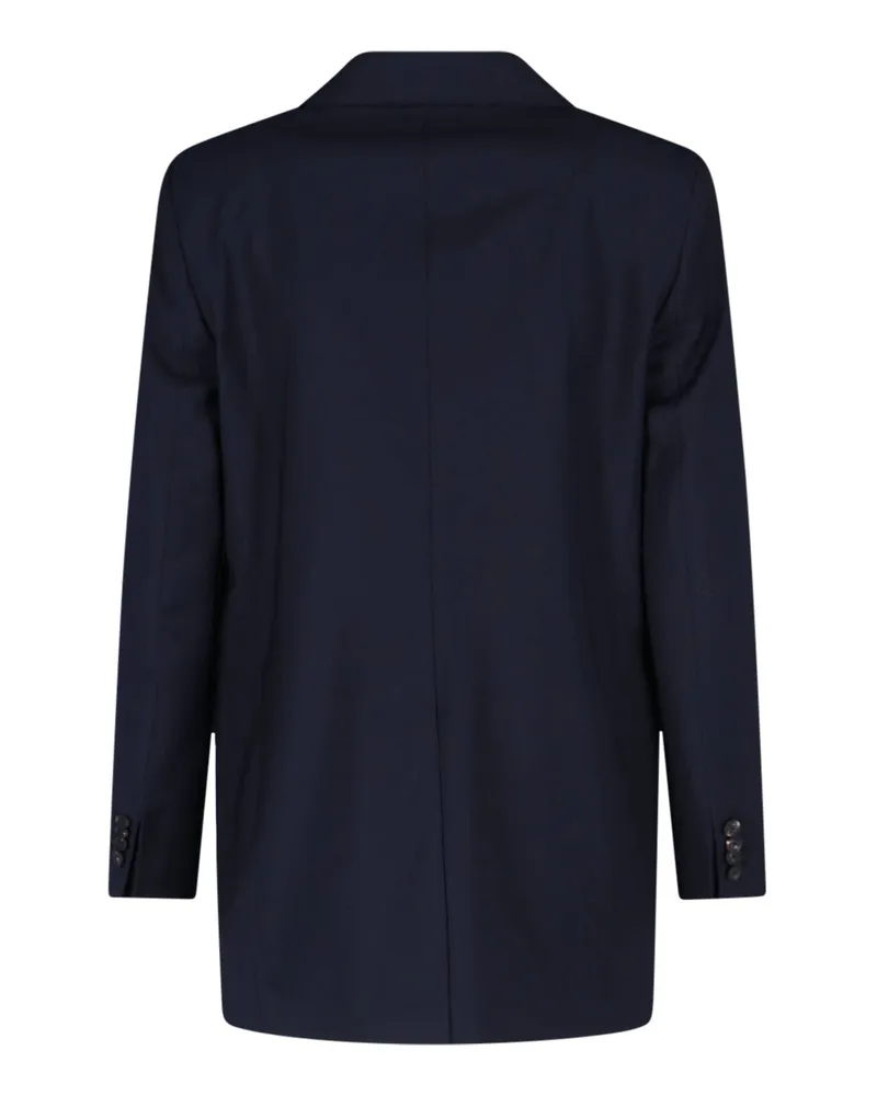 Tagliatore Women's Jackets Blue Virgin Wool Navy