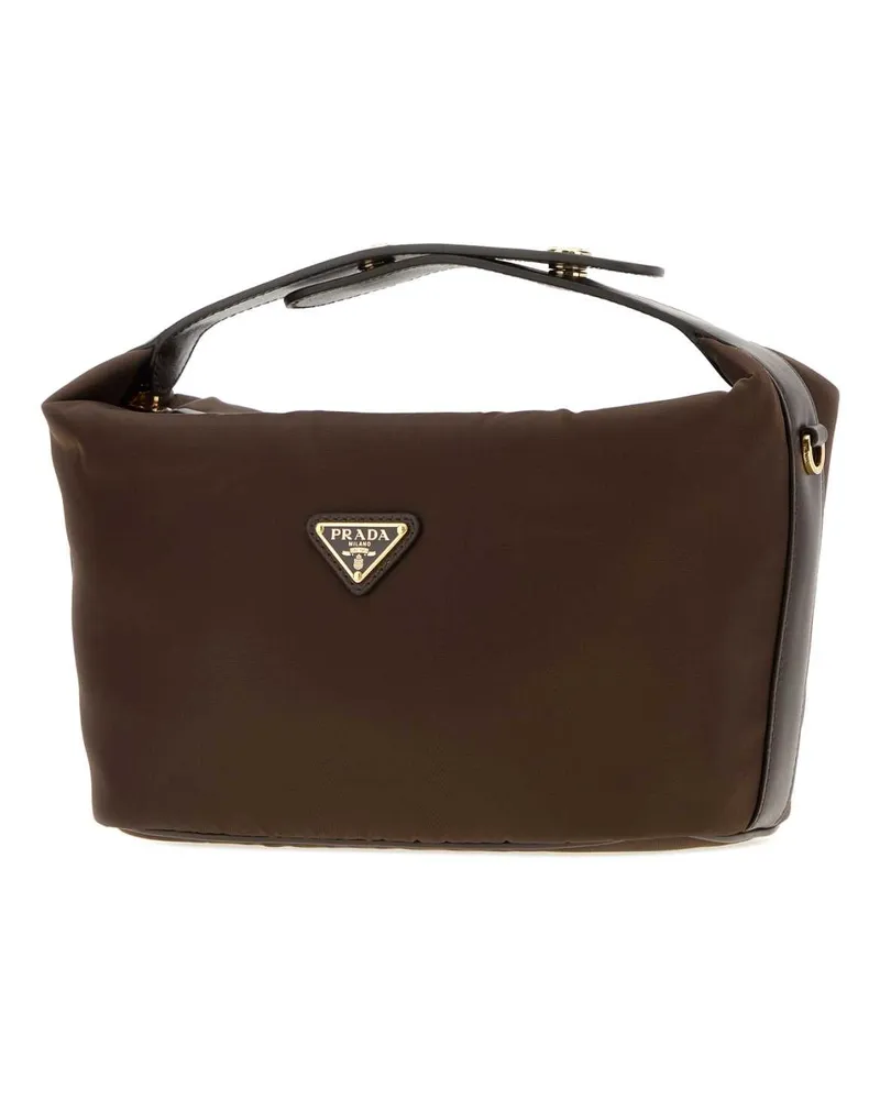 Prada Women's Brown Re-Nylon Mini  Chã©rie Handbag Bruciato Borse A Mano Bag Brown