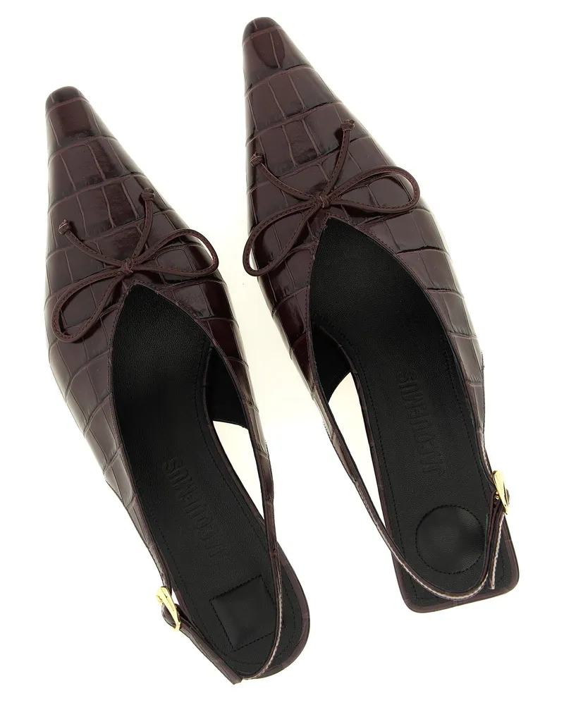 Jacquemus Slingback — Burgundy Burgundy