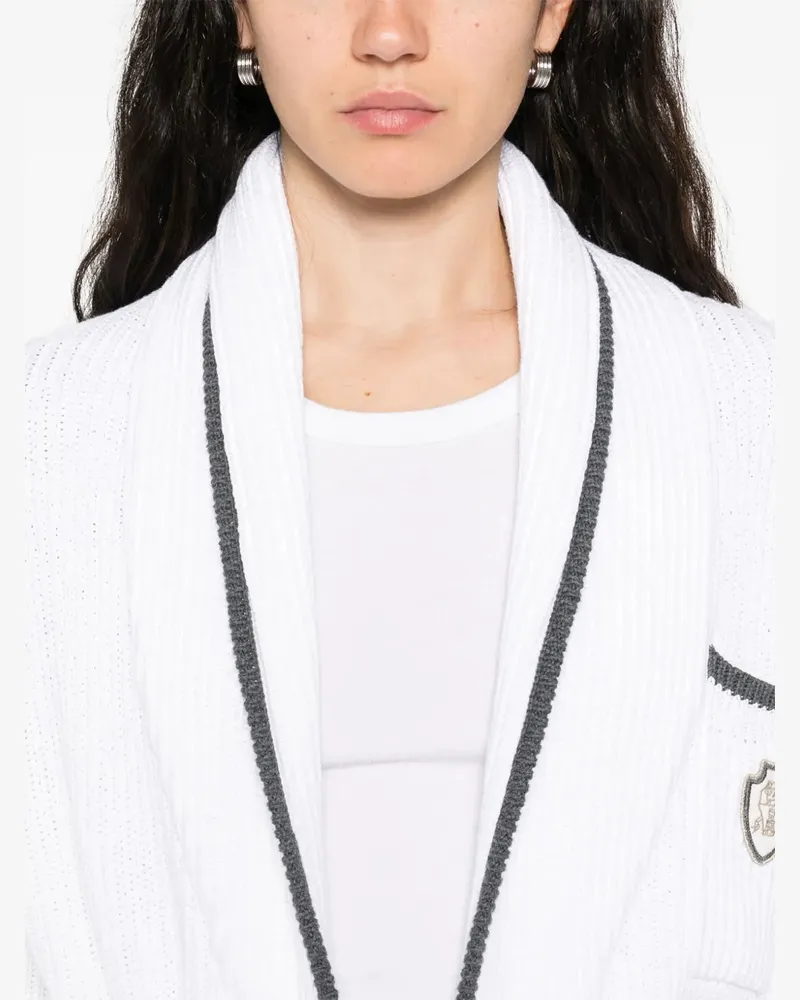 Brunello Cucinelli Women's Logo-Patch Cardigan Ss25 W 