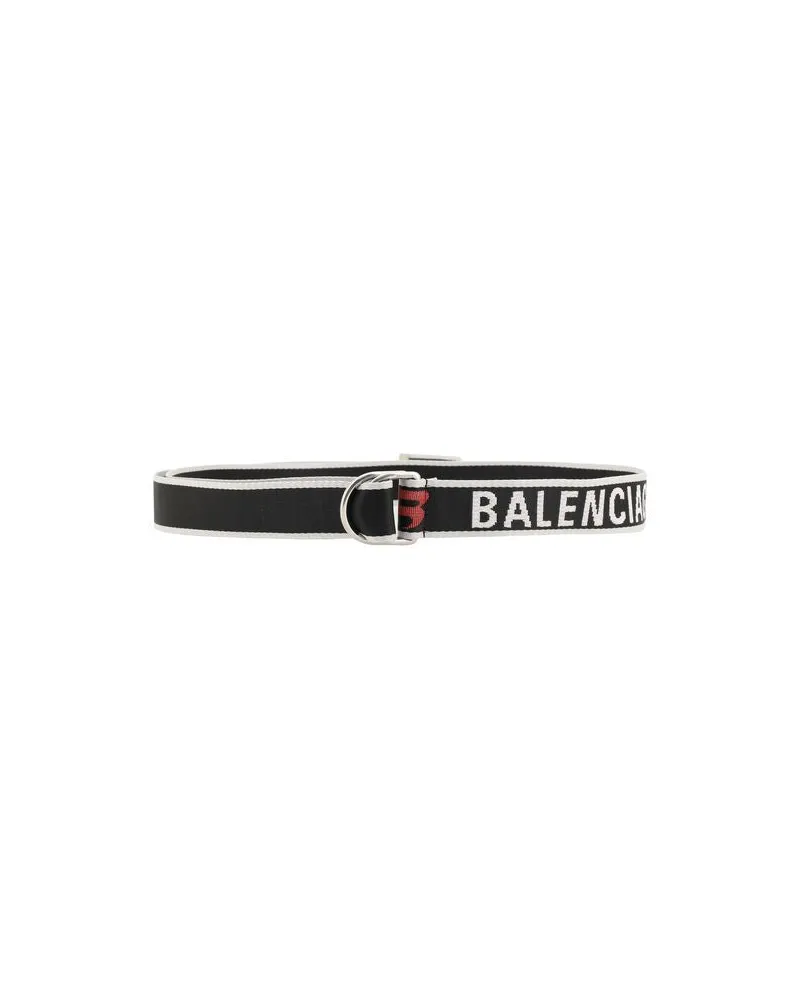 Balenciaga Men's Multicolor Fabric Belt Multicolor