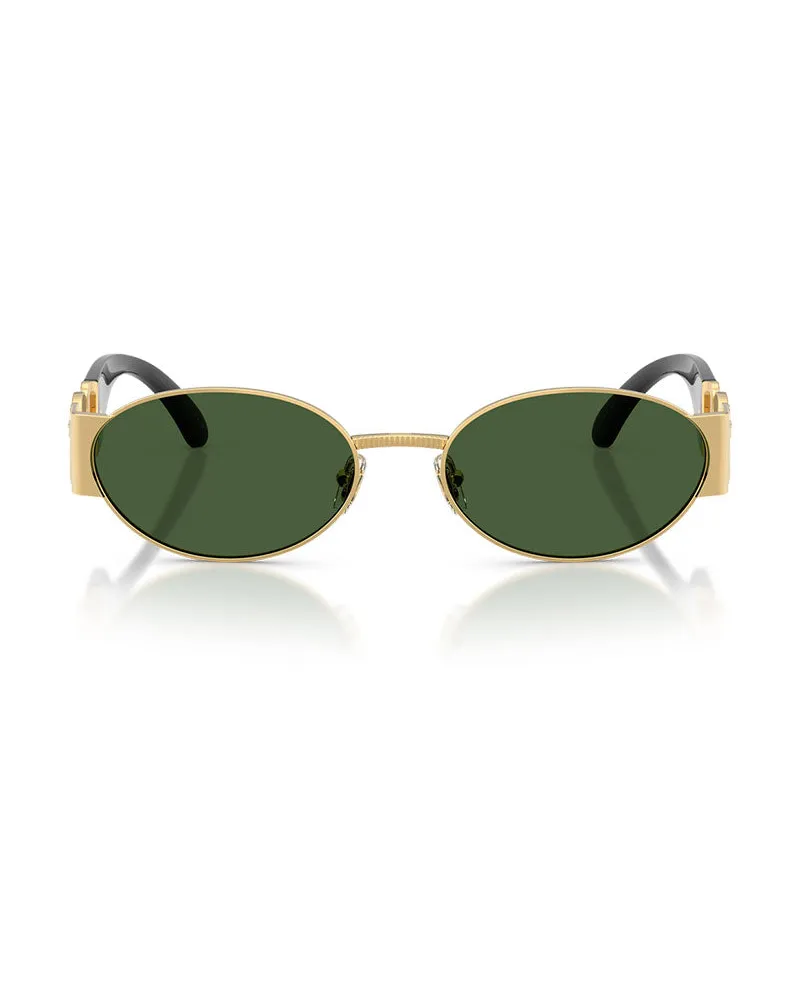 Versace Women's , Frame And Lens Black Sunglasses Gold