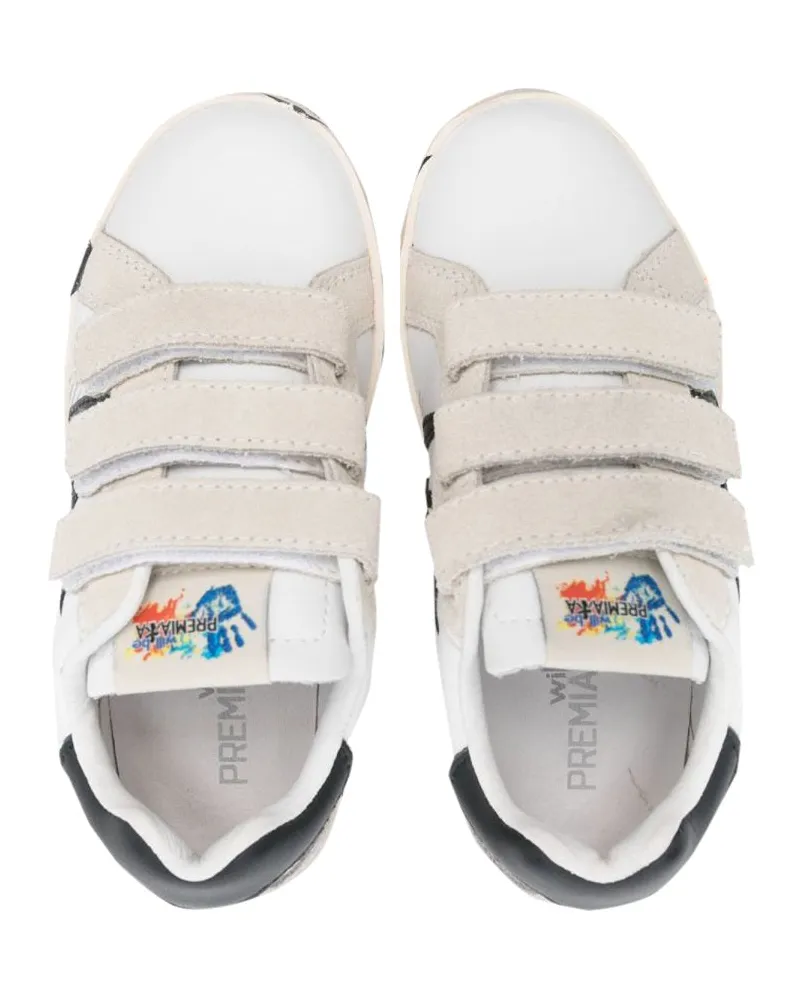 Premiata Velcro Fastening Sneakers — White White