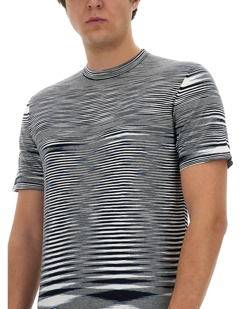 Missoni Cotton T-Shirt — Blue Blue