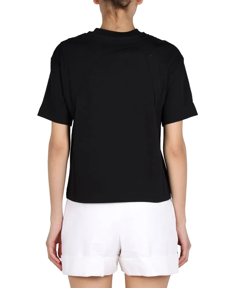 Alexander McQueen Cotton Crewneck T-Shirt — Black Black