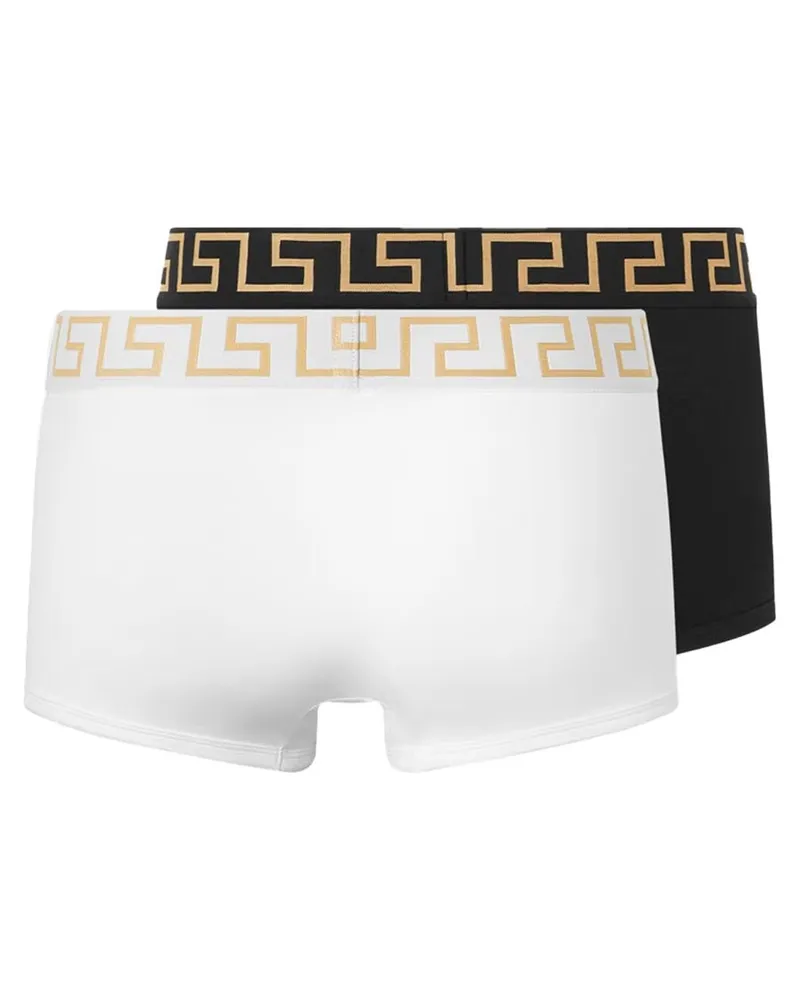 Versace Cotton-Elastane Boxer Shorts — Multicolor Multicolor