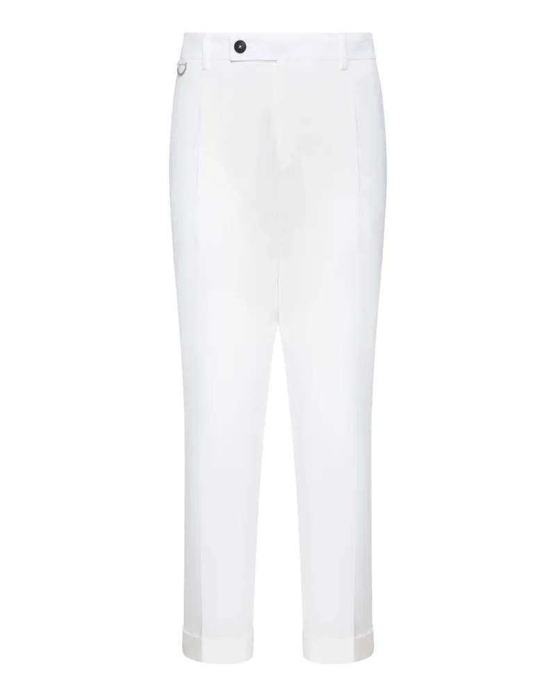 Low Brand Men's Trousers White Cotton White