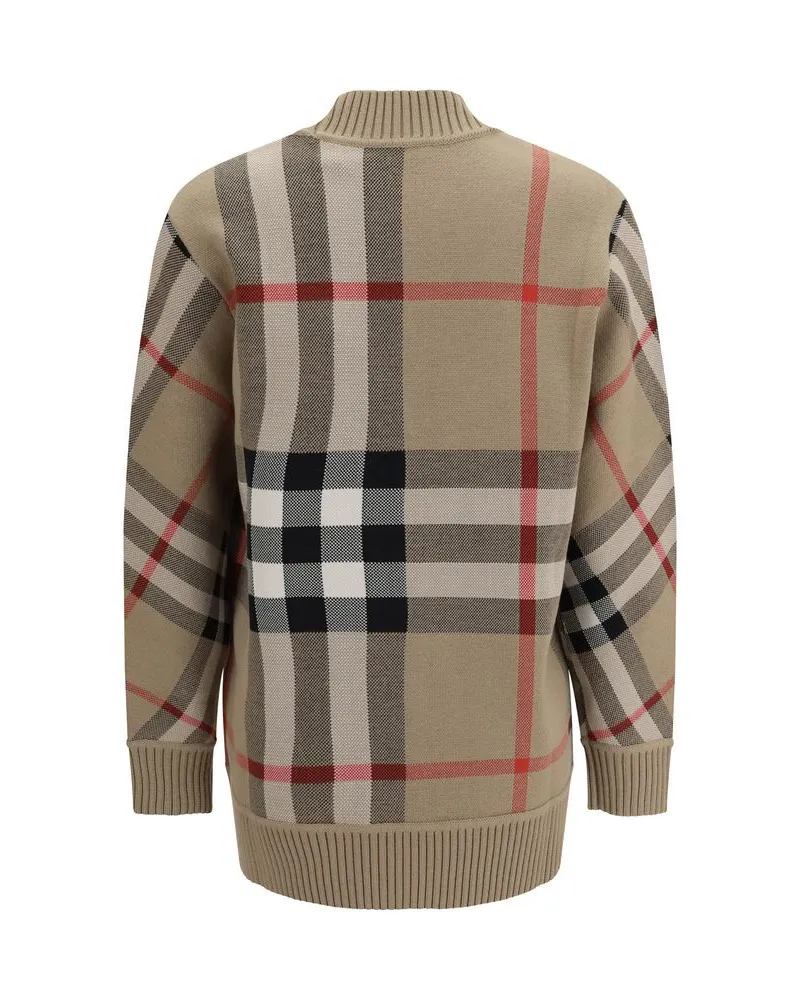 Burberry Women's Beige Polyester Sweatshirt Clothing Beige