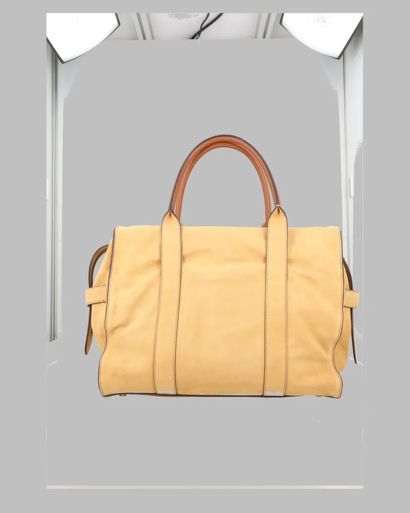 Marc Jacobs Women's Handbag Dakota Suede Beige Cow Leather Handbags Hand Bags Beige