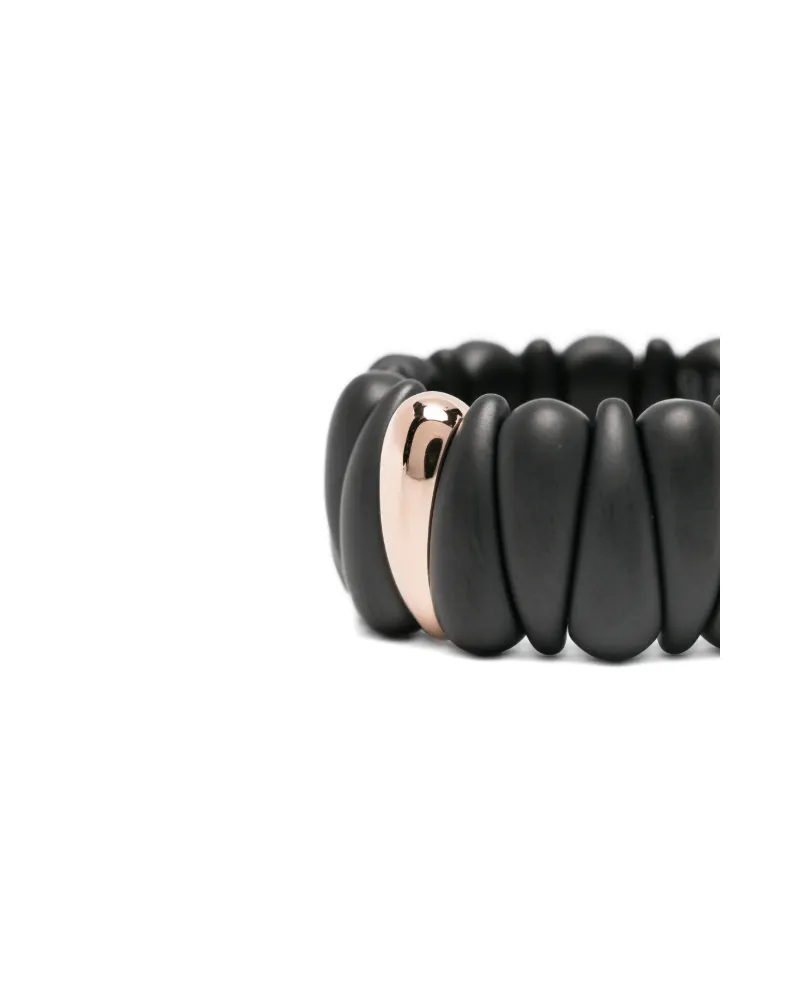 Roberto Demeglio Women's 18kt Rose Gold Ring Ss26 W Black