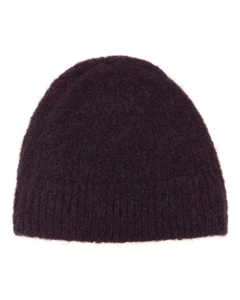 Dries van Noten Beanie — Burgundy Burgundy