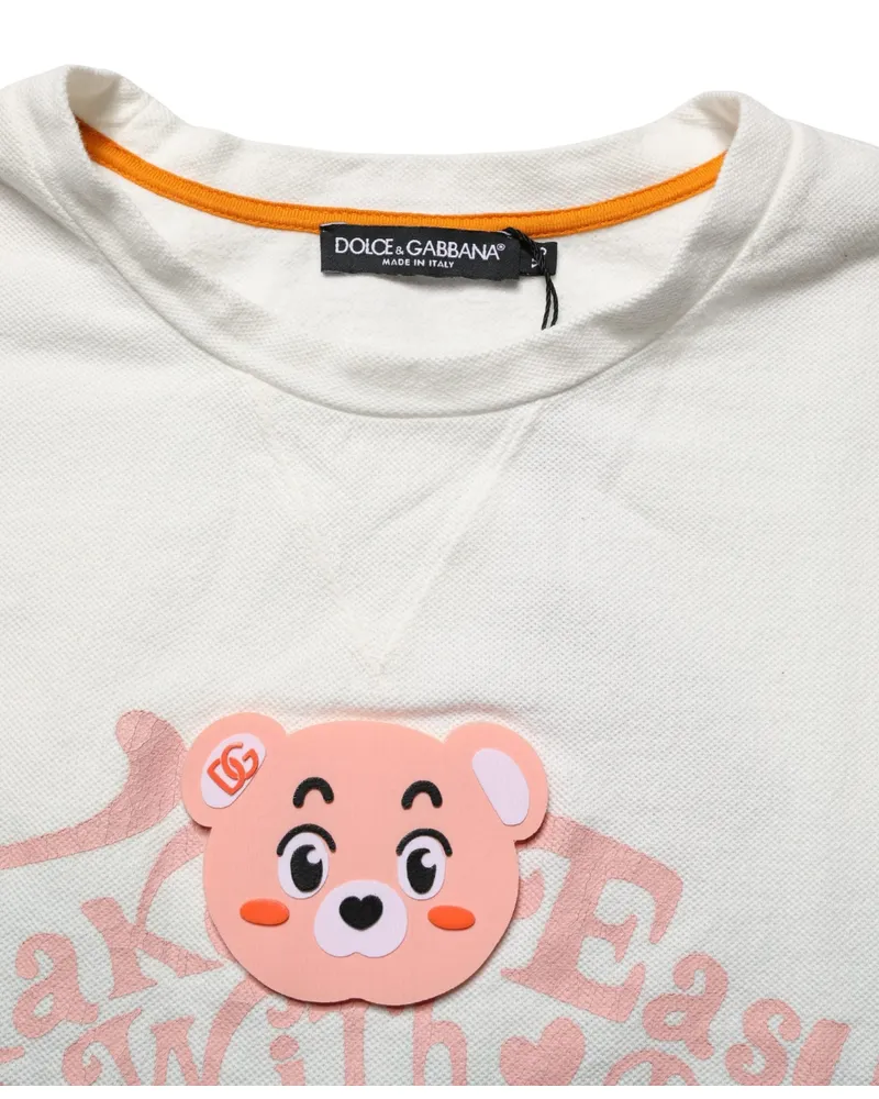 Dolce & Gabbana Logo-Print Cotton T-Shirt — Green Green