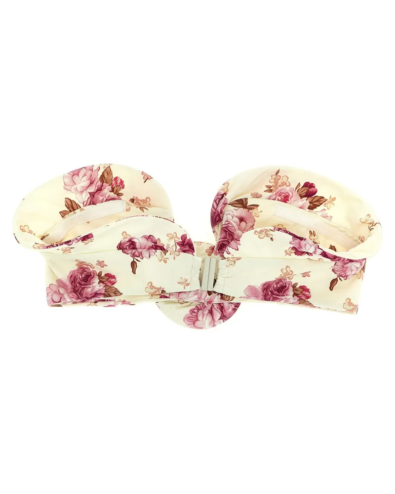Magda Butrym Bikini Top — Cream Cream