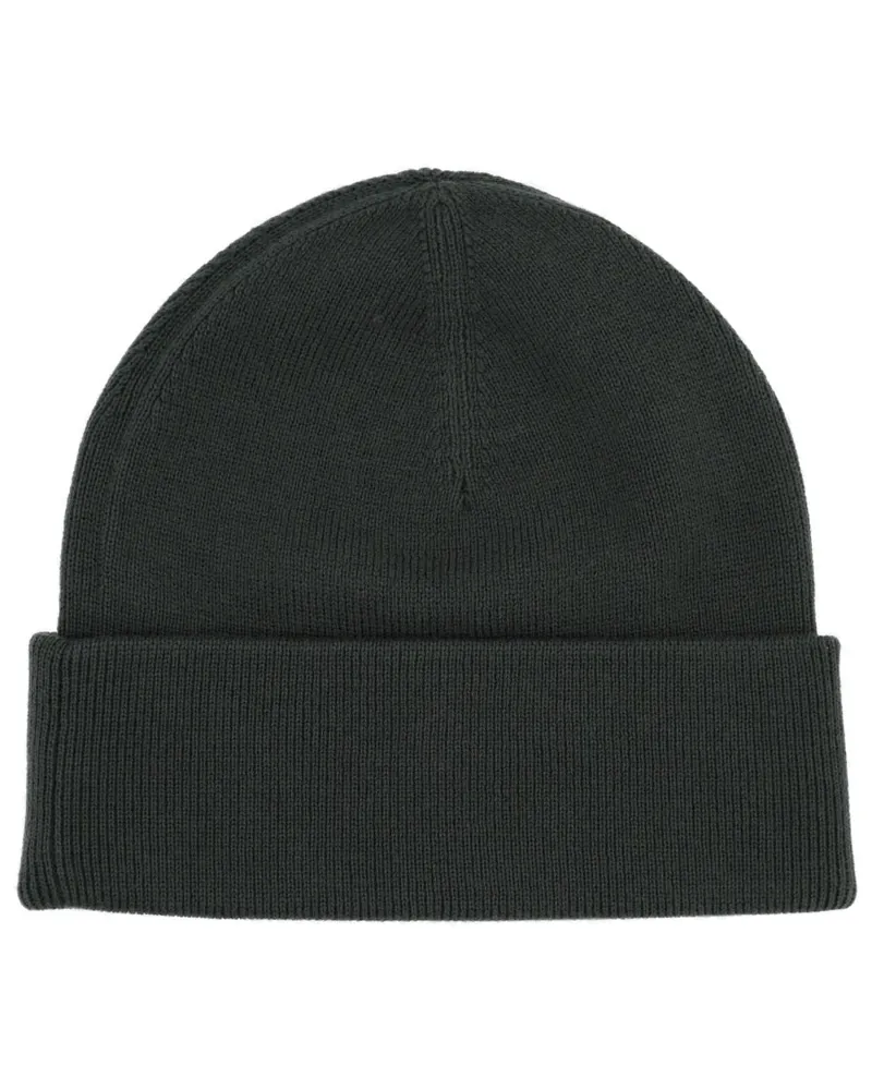 Fred Perry FP-C8161-56_Z86 Merino Wool Logo Baseball Cap — Green Green