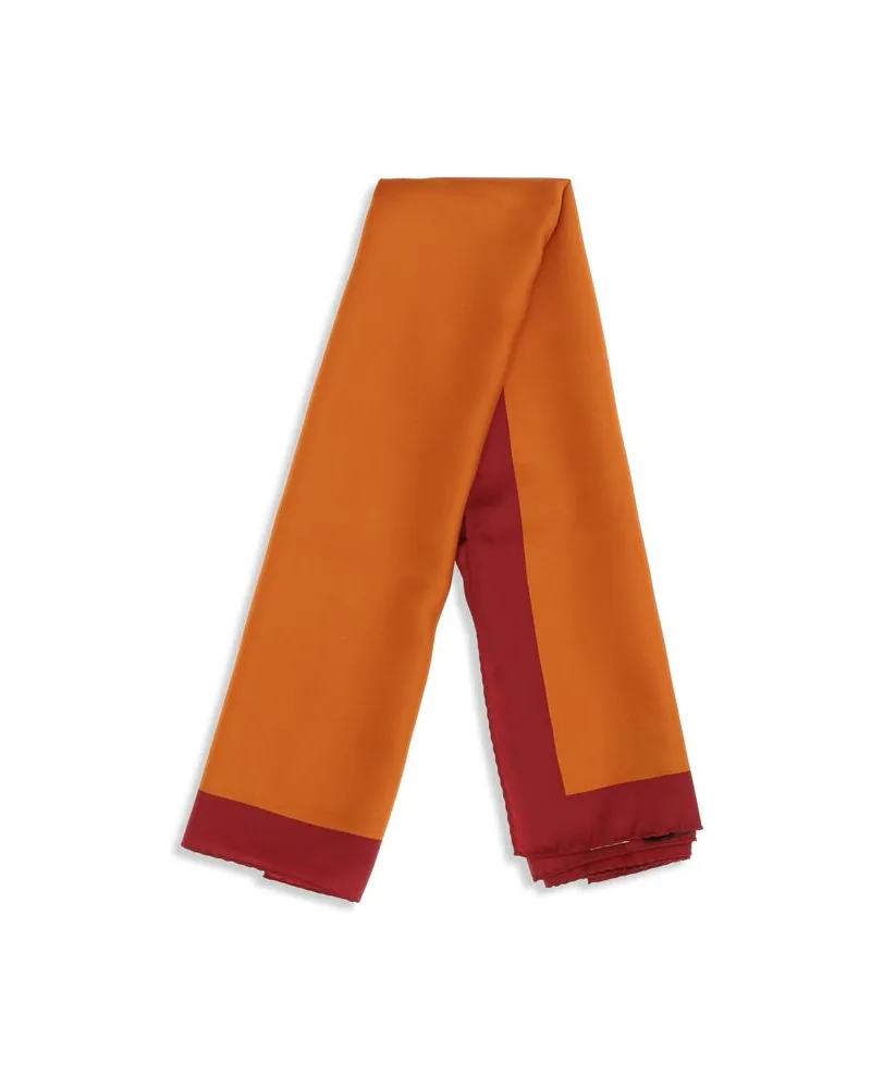 Saint Laurent Cassandre Scarf — Orange Orange
