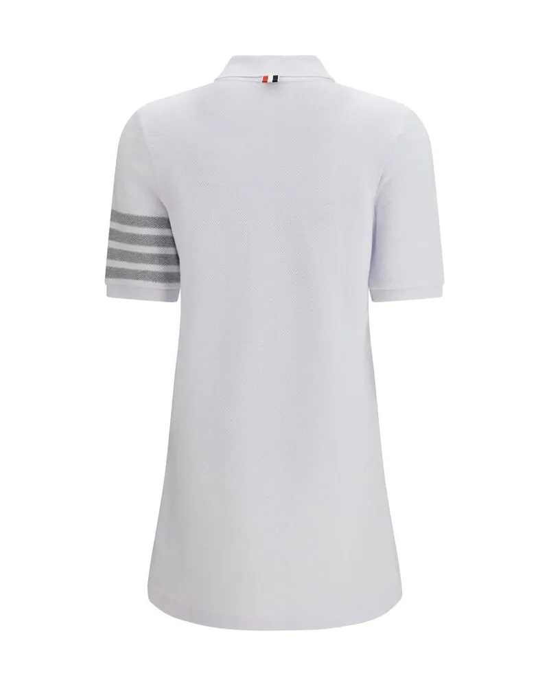 Thom Browne Women's White Cotton Casual Dress White