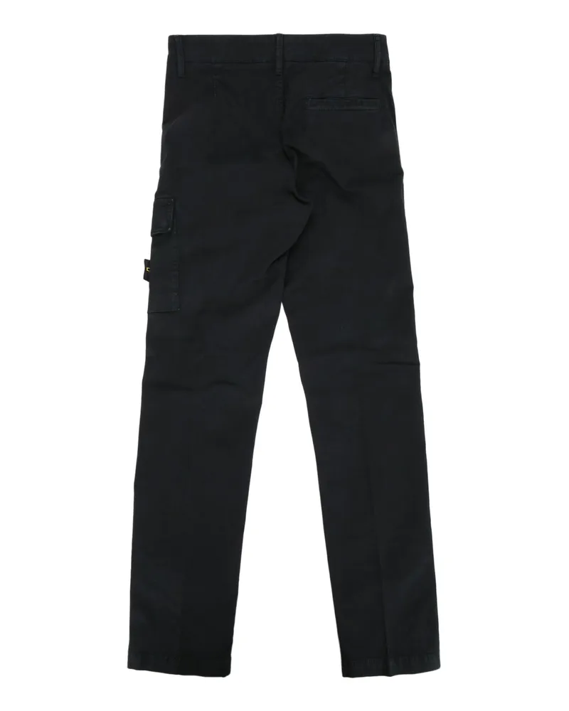 Stone Island Cargo-Pocket Cargo Pants — Black Black