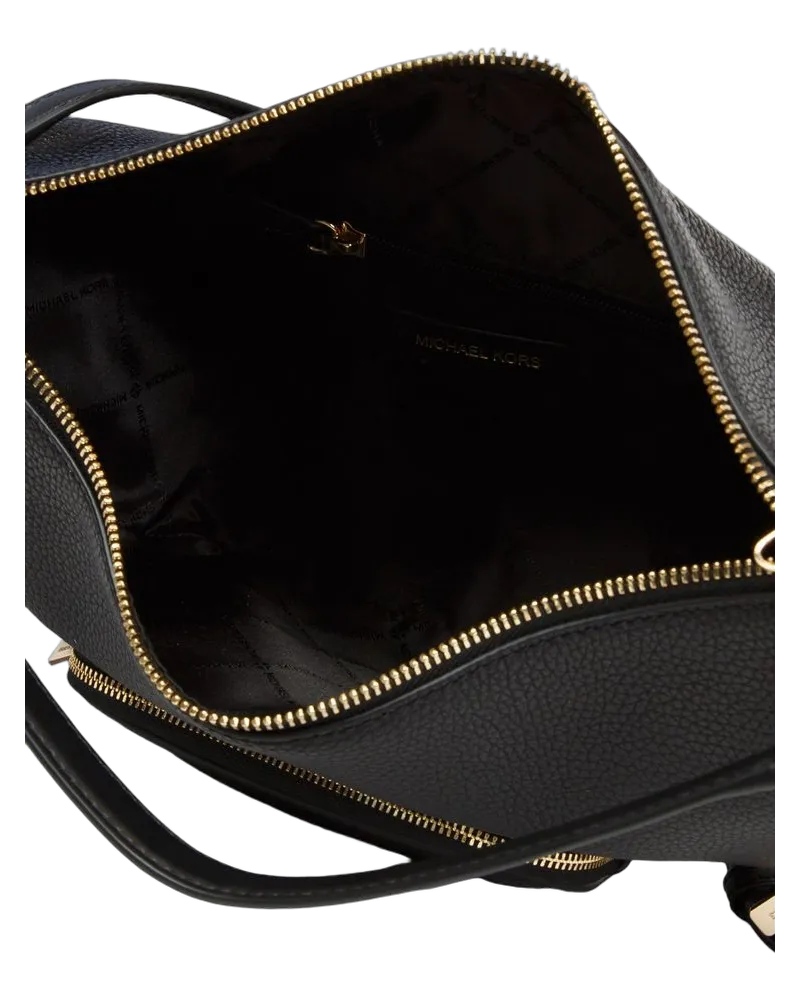 Michael Kors Women's Shoulder Bag Black Leather Shoulder-bags Black