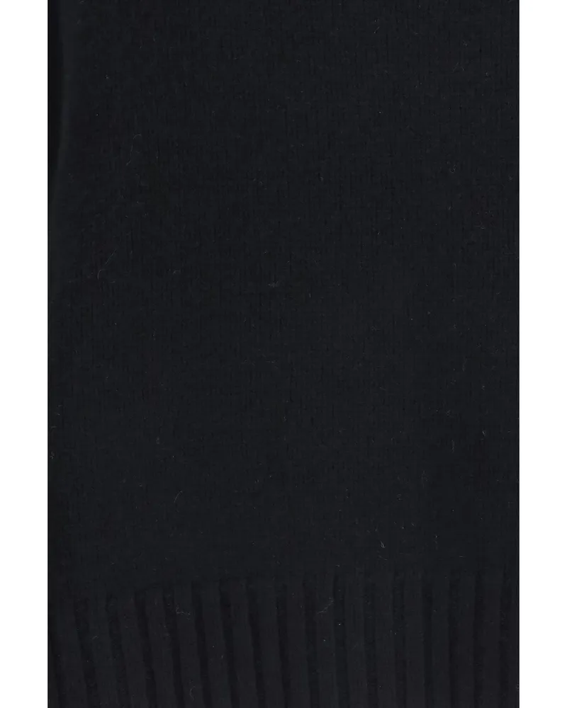 ALLUDE Women's Cashmere Turtleneck Sweater Black (capra Hircus Black